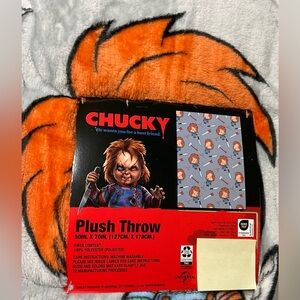 Chucky Plush Halloween Throw Blanket